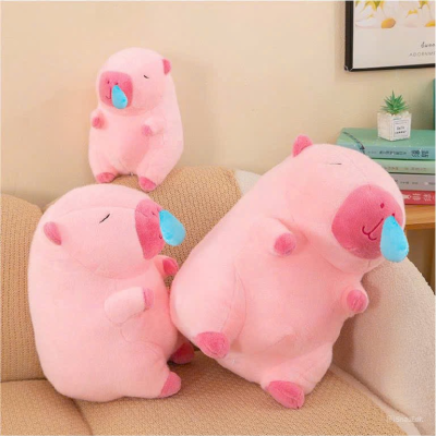 Capybara Rút Mũi Màu Hồng Size 40cm