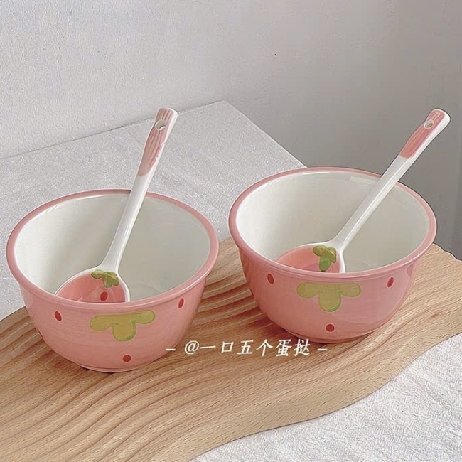 Set Chén Dâu Kèm Muỗng 