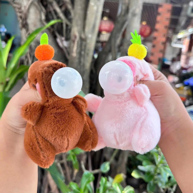 Móc Khóa Capybara Thổi Bóng - MKCPTB9960