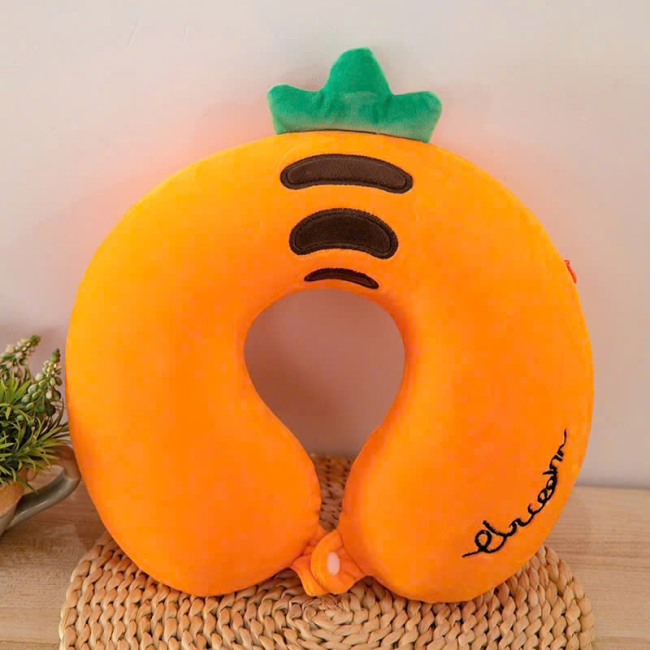 Gối Tựa Cổ Hoạ Tiết Dễ Thương