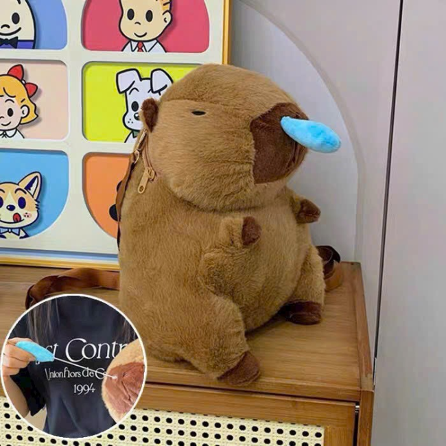 Balo Capybara Rút Mũi 