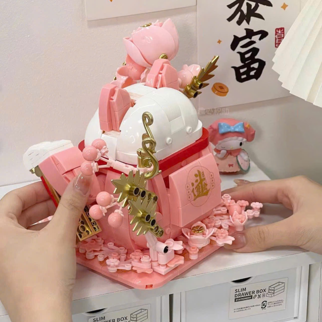 Lego Mèo Thần Tài 