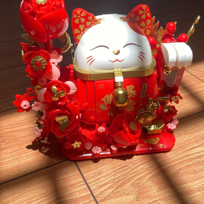 Lego Mèo Thần Tài 