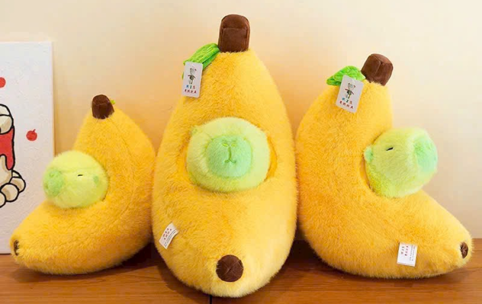 Capybara Chuối Vàng 45cm 